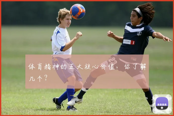 体育精神的五大核心价值，你了解几个？